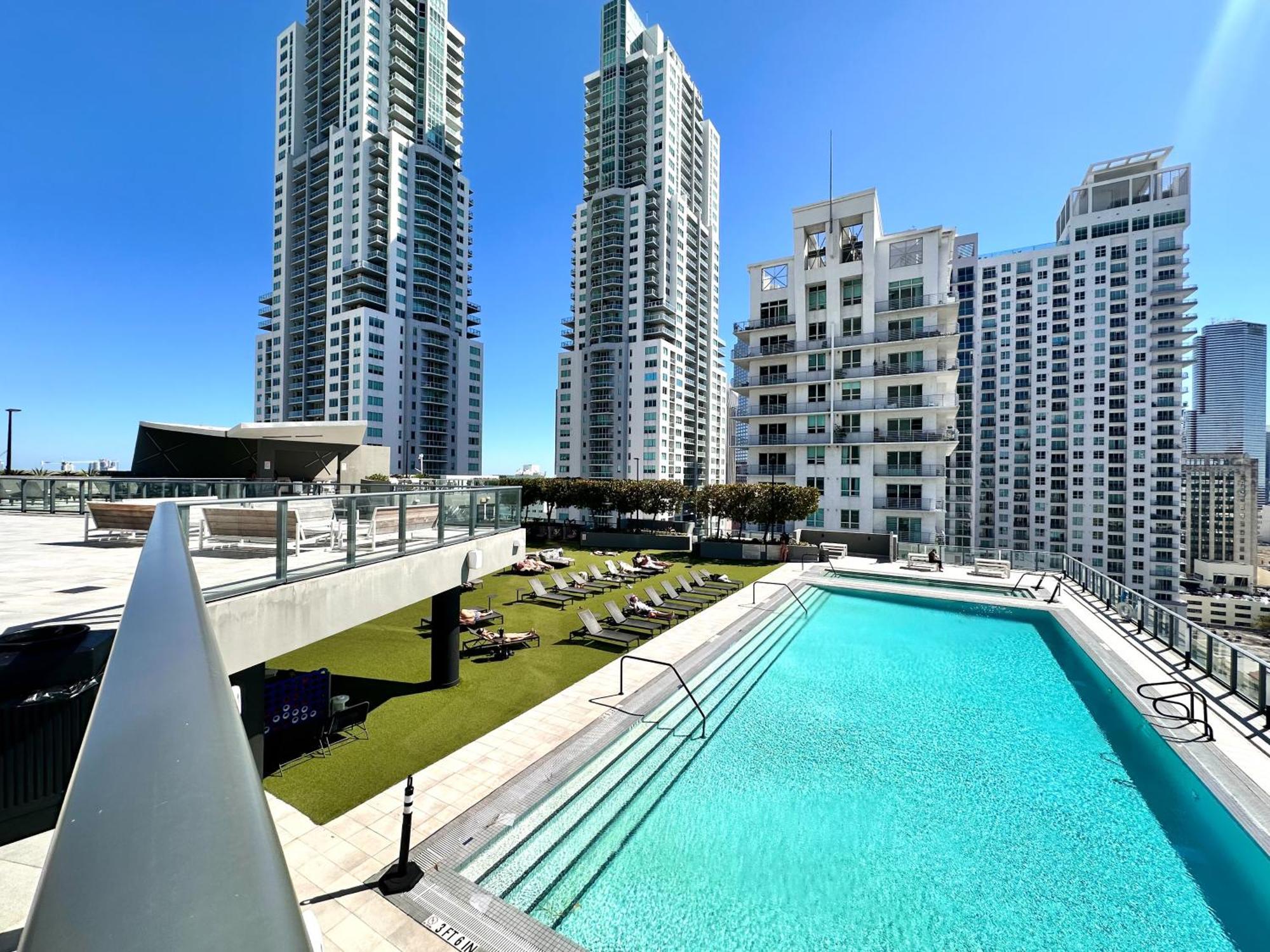 Апартаменты Luxury Loft - Free Parking - Ocean View - Brickell Downtown Майами Экстерьер фото